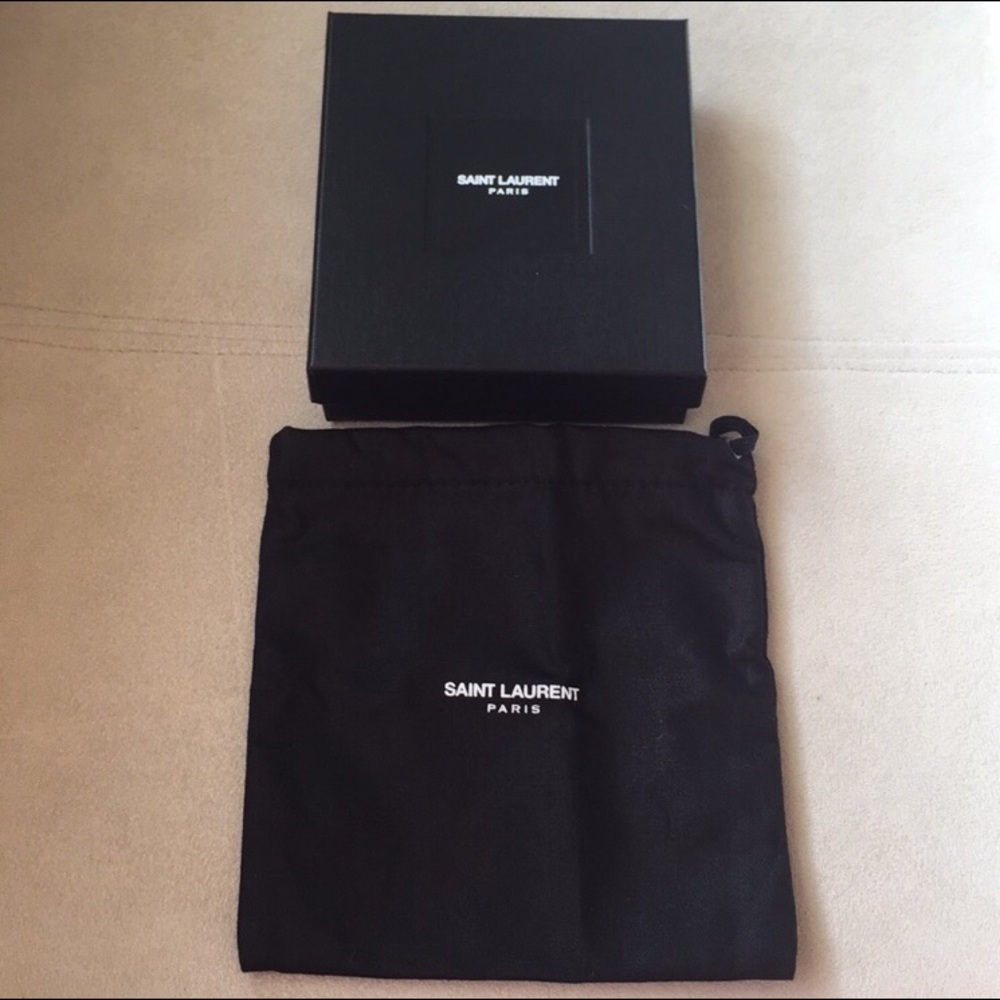 *LAST ONE* Saint Laurent Dustbag and Card Case Box